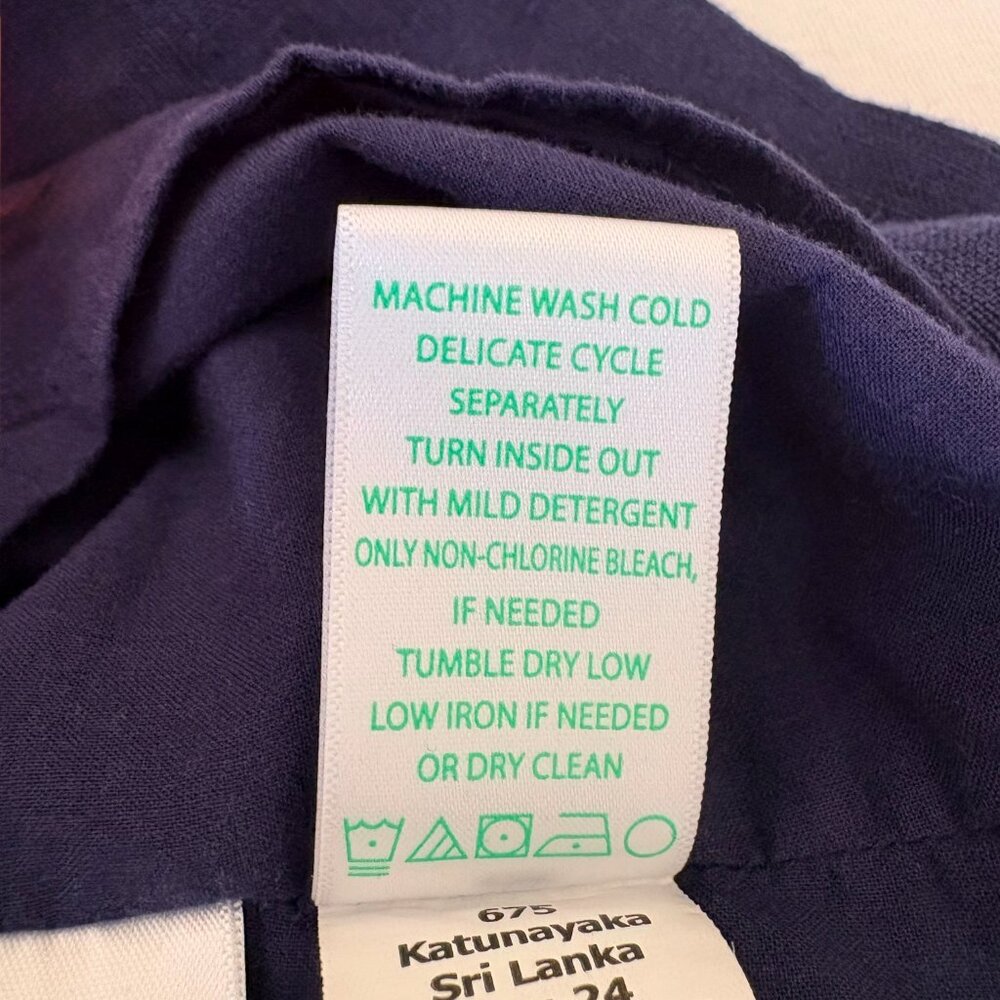 Lilly Pulitzer Mialeigh Lagoon Linen Blue Dress Size 6 - Picture 5 of 6